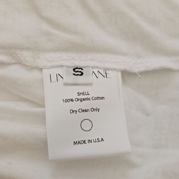 LINDSI LANE CHRYSTAL EMBELLISHED, DISTRESSED T-SHIRT SIZE SMALL - Picture 8 of 10